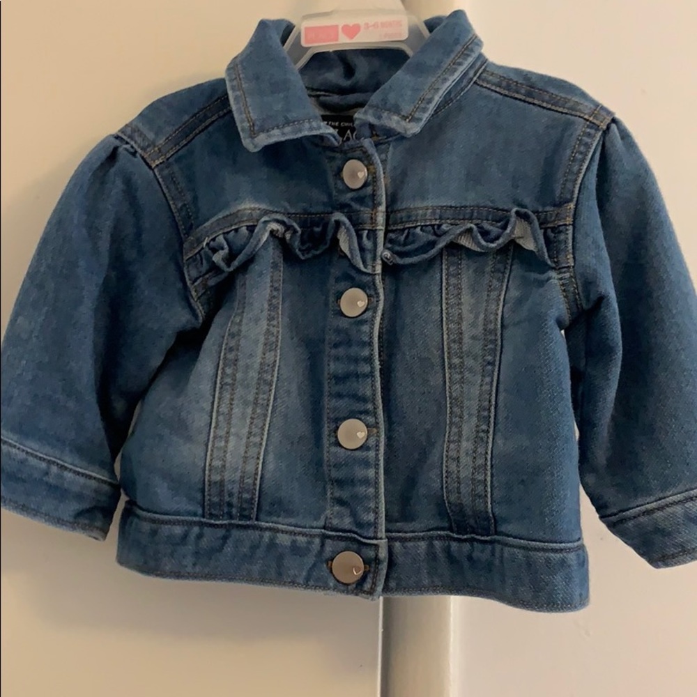 THE CHILDRENS PLACE INFANT DENIM JACKET SIZE 3-6M